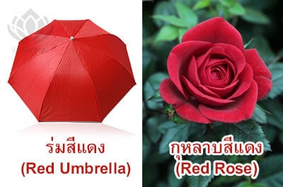 ความหมายร่มสีแดง