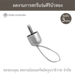 ร่มพรีเมียม ร่มพับ 3 ตอน