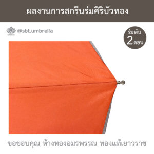 ร่มพรีเมียม ร่มพับ 2 ตอน
