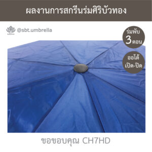 ร่มพรีเมียมพับ 3 ตอน