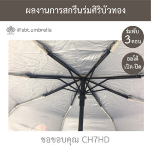 ร่มพรีเมียมพับ 3 ตอน