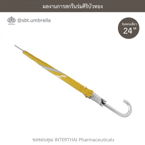 ร่มพรีเมียม ร่มตอนเดียว 24 นิ้ว