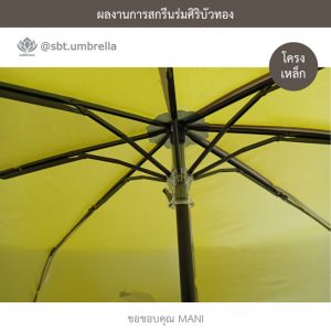 ร่มพรีเมี่ยม ร่มพับ 3 ตอน สกรีน MANI