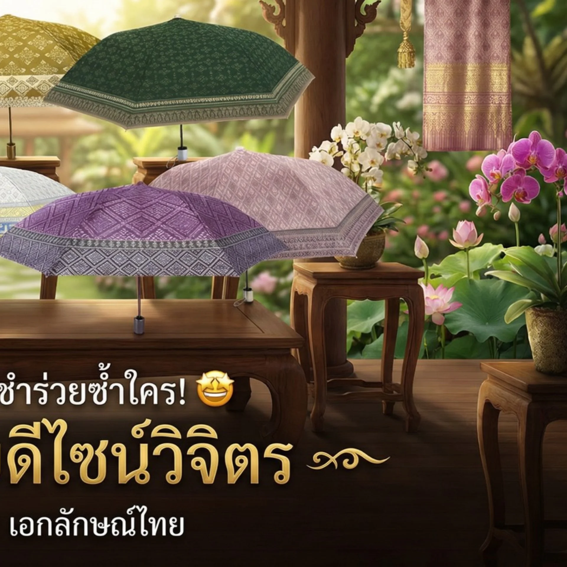 ทำไม “ ร่มลายไทย ” จึงเป็นของชำร่วยที่มาแรงที่สุดในปี 2026?